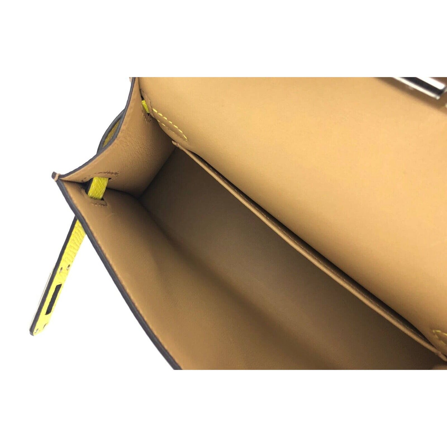 Hermes Kelly Mini 20 Chai Lime Mauve Sylvester Pink Palladium Hardware 2022