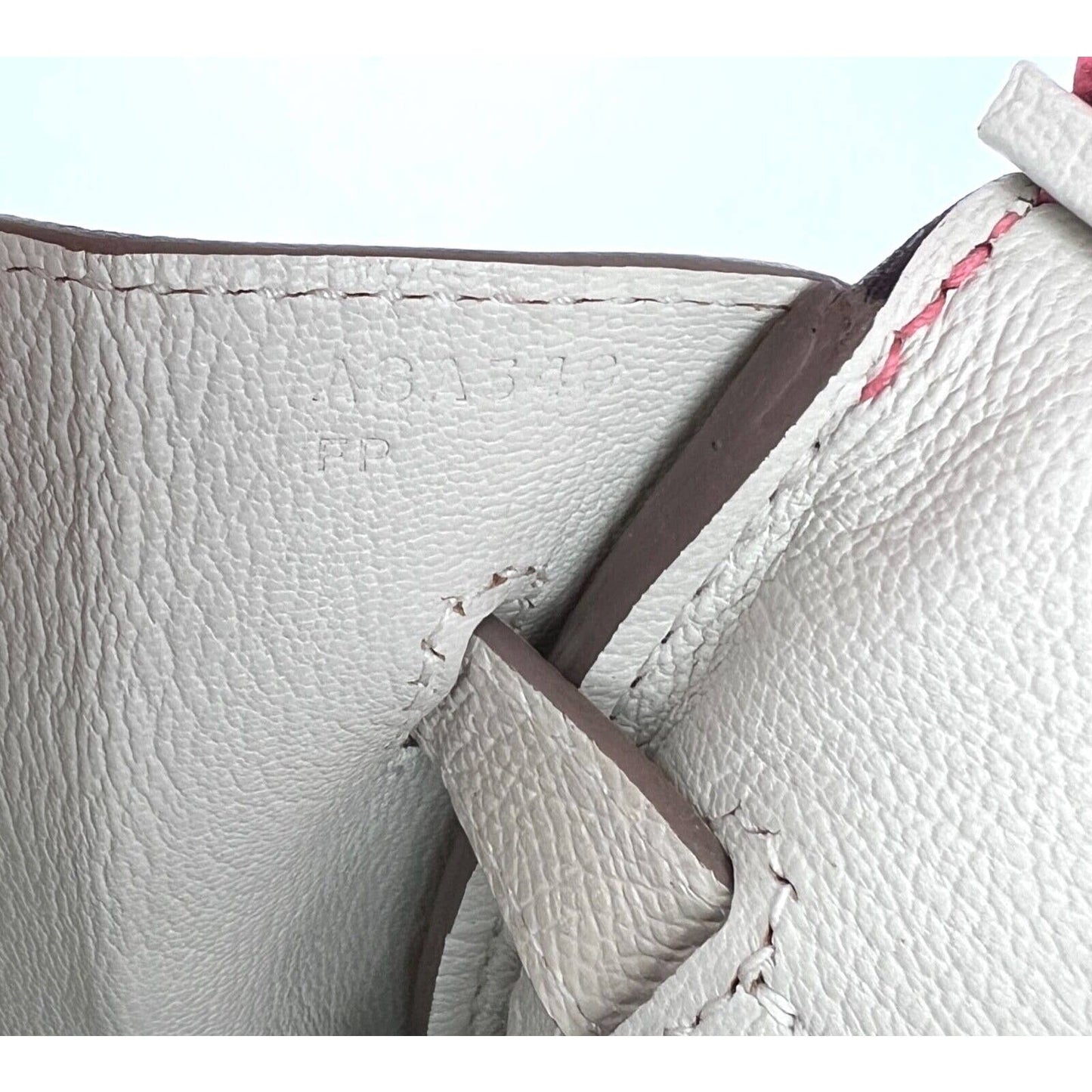 Hermes Birkin 30 Special Order Pink Rose Azalee Craie Beige White Gold Hardware