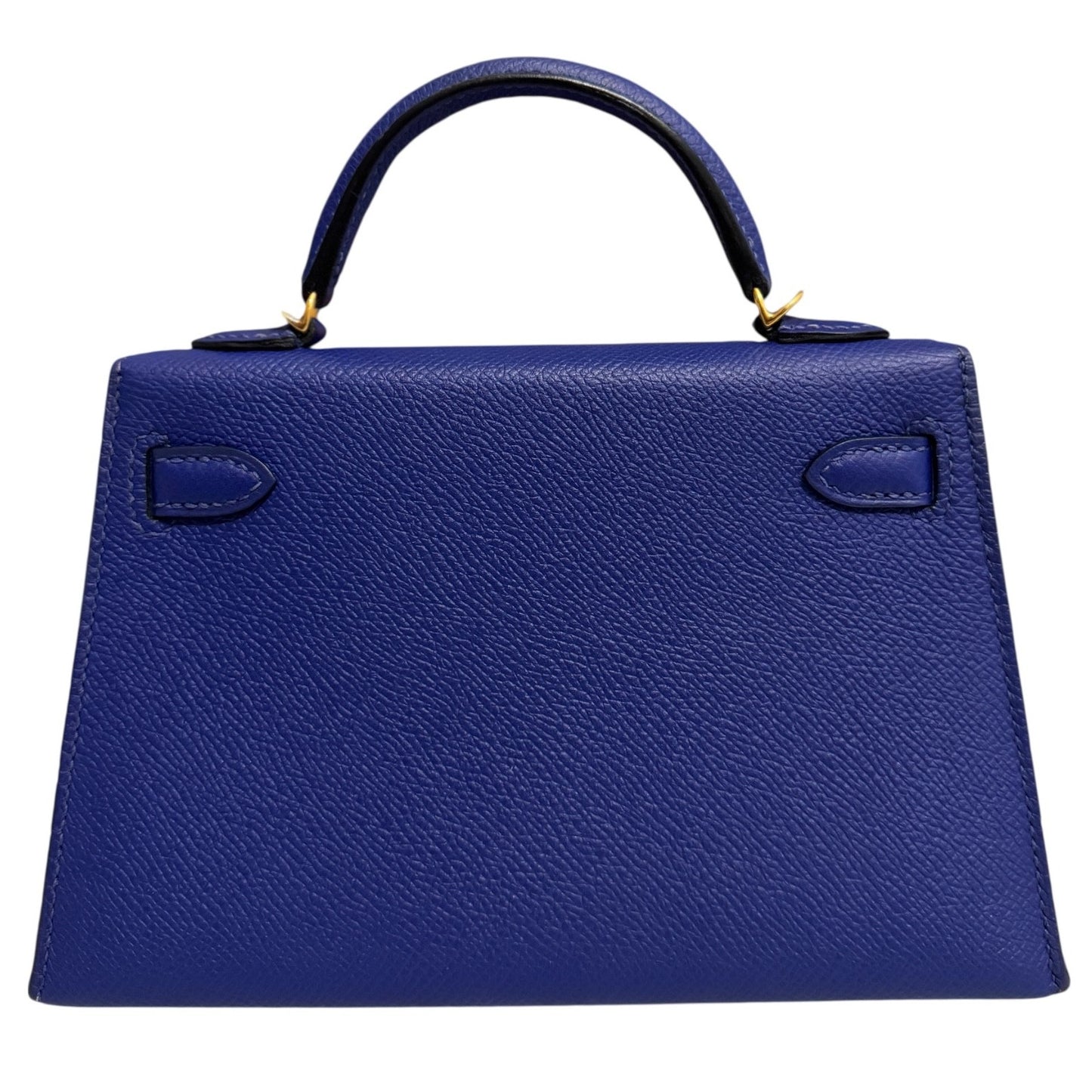 Hermes Kelly Mini 20 Blue Electric Epsom Leather Gold Hardware RARE