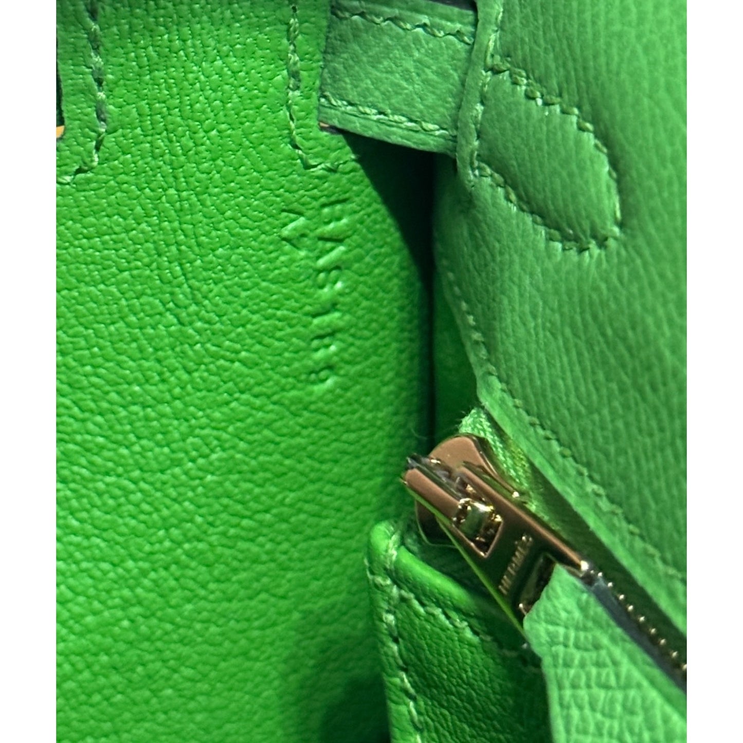 Hermes Kelly 25 Sellier Vert Yucca Green Epsom Leather Gold Hardware