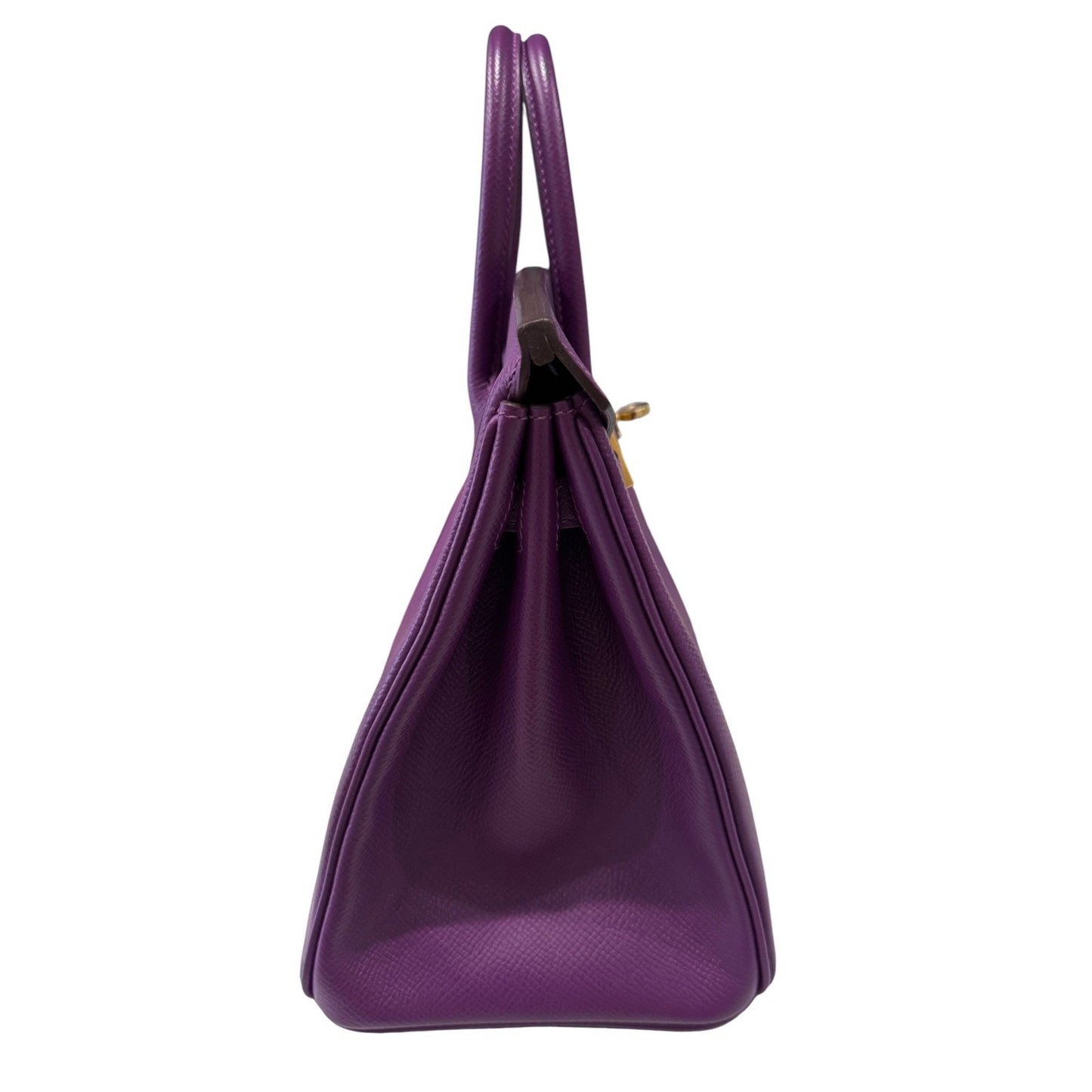 Hermes Birkin 25 Anemone Purple Epsom Leather Gold Hardware RARE