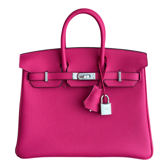 Hermes Birkin 25 Rose Mexico Pink Togo Leather Palladium Hardware Rare 2026