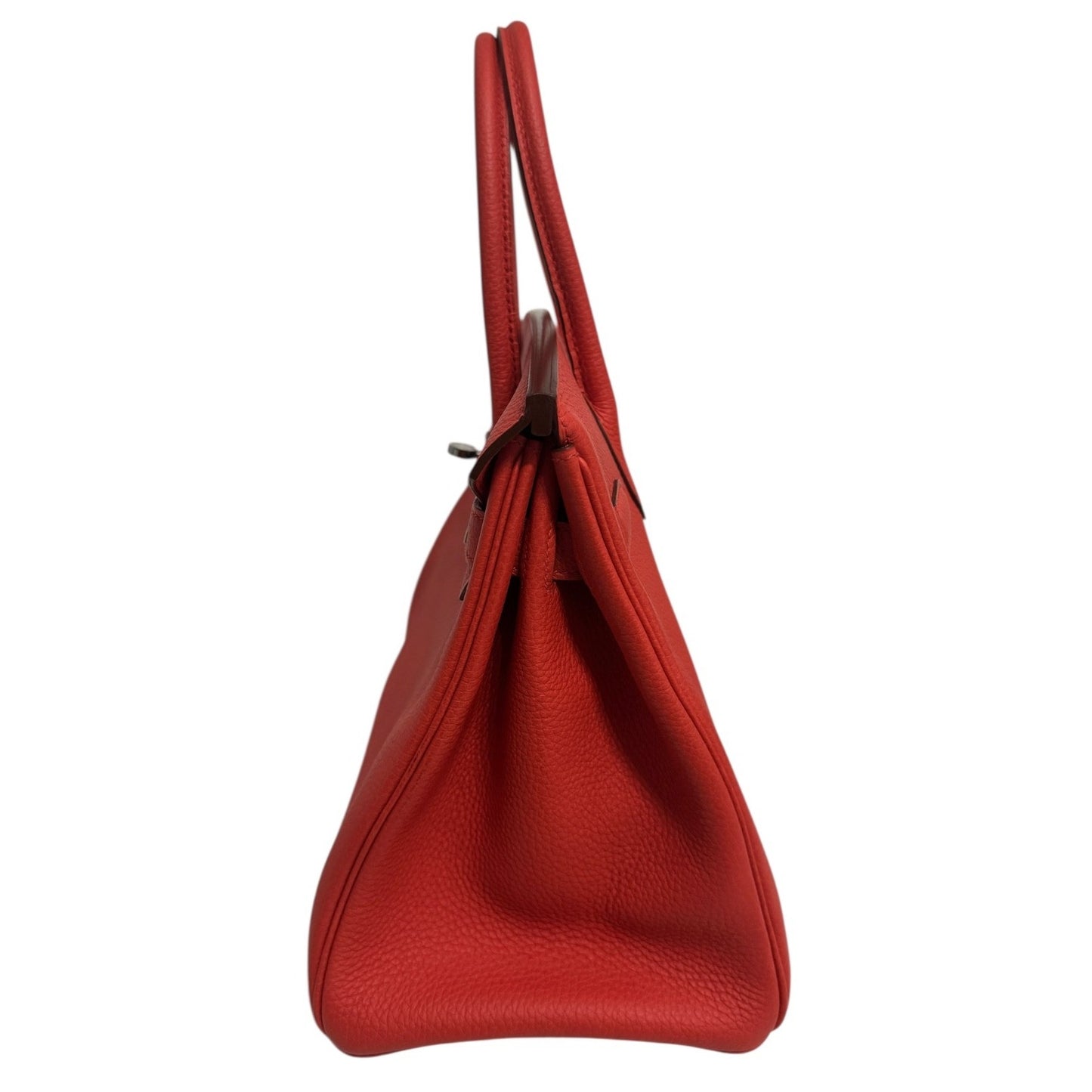 Hermes Birkin 30 Rouge Pivoine Red Togo Leather Palladium Hardware