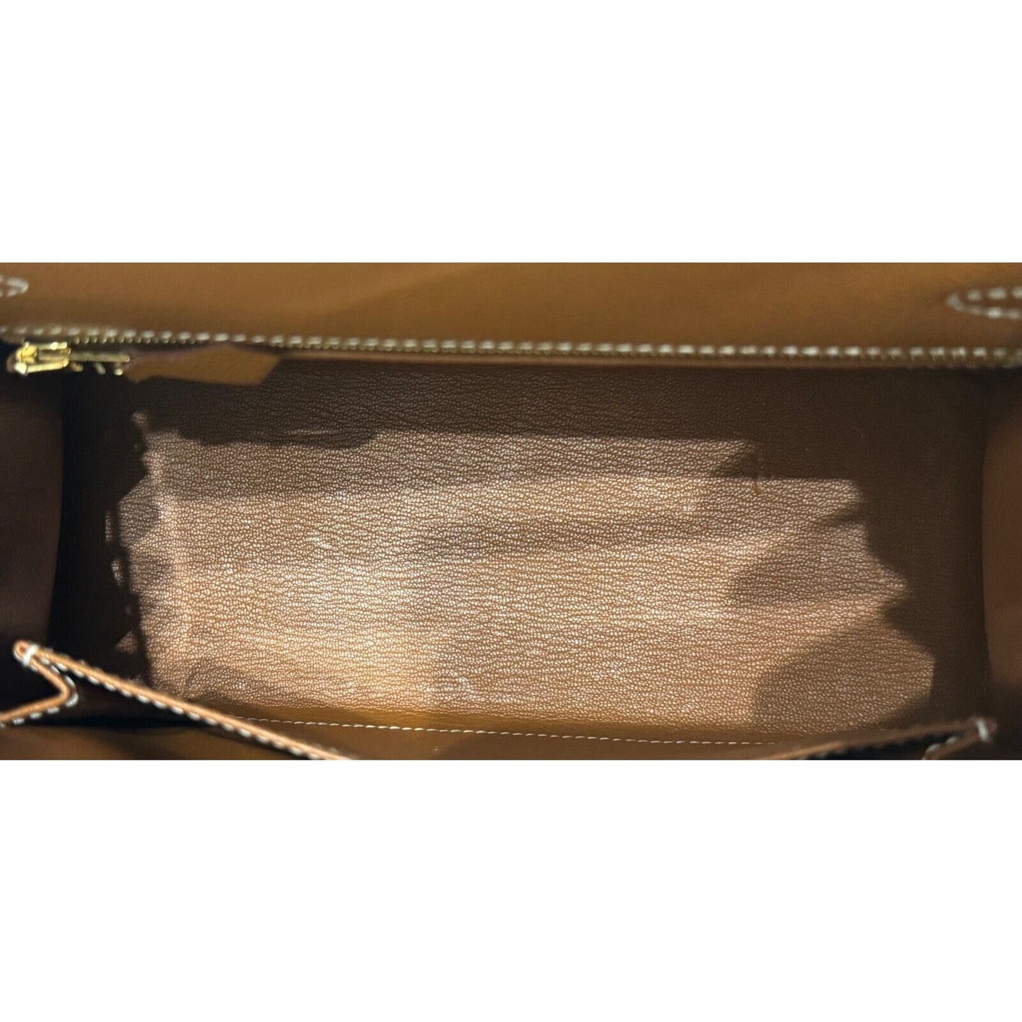 Hermes Kelly 25 Sellier Gold Tan Epsom Leather Gold Hardware Shoulder bag 2022