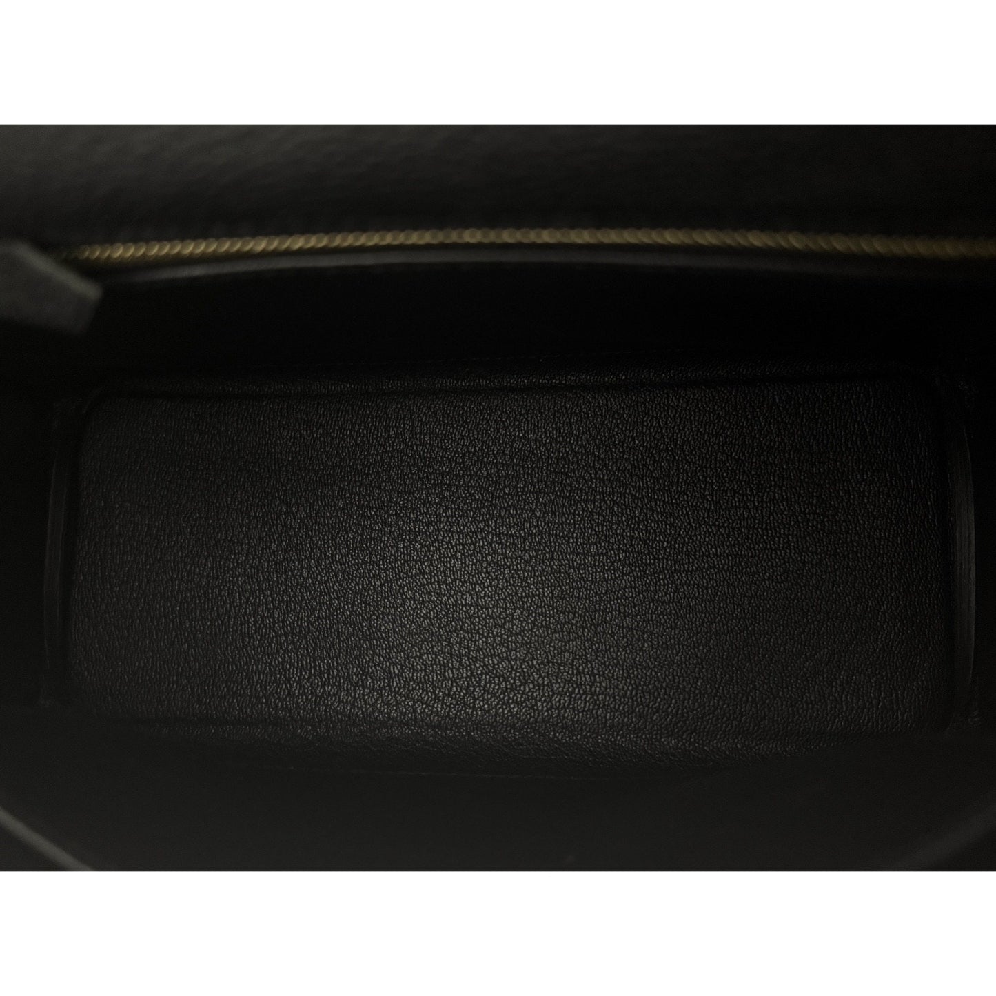 Hermes Kelly 25 Black Noir Togo Leather Gold Hardware RARE
