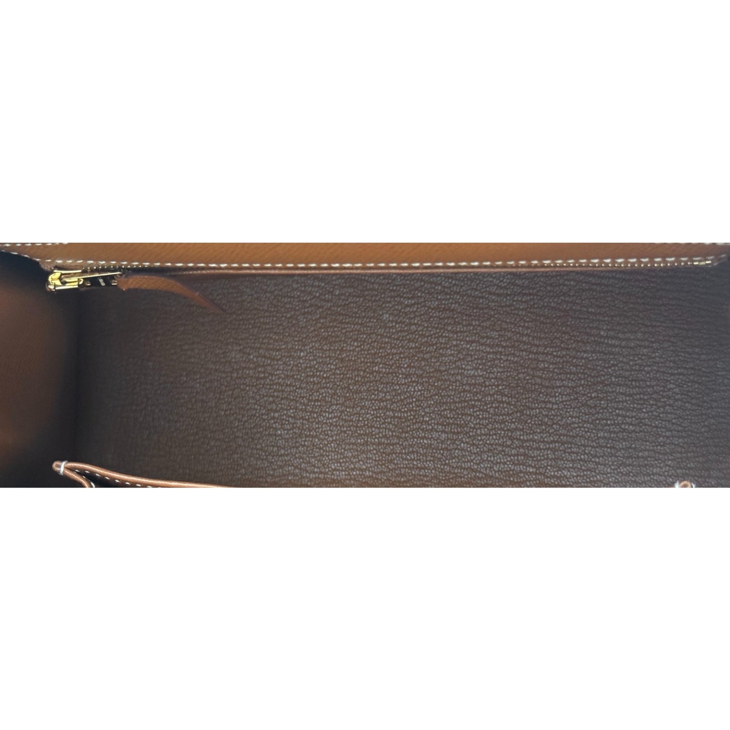 Hermes Kelly 25 Sellier Gold Tan Epsom Leather Gold Hardware