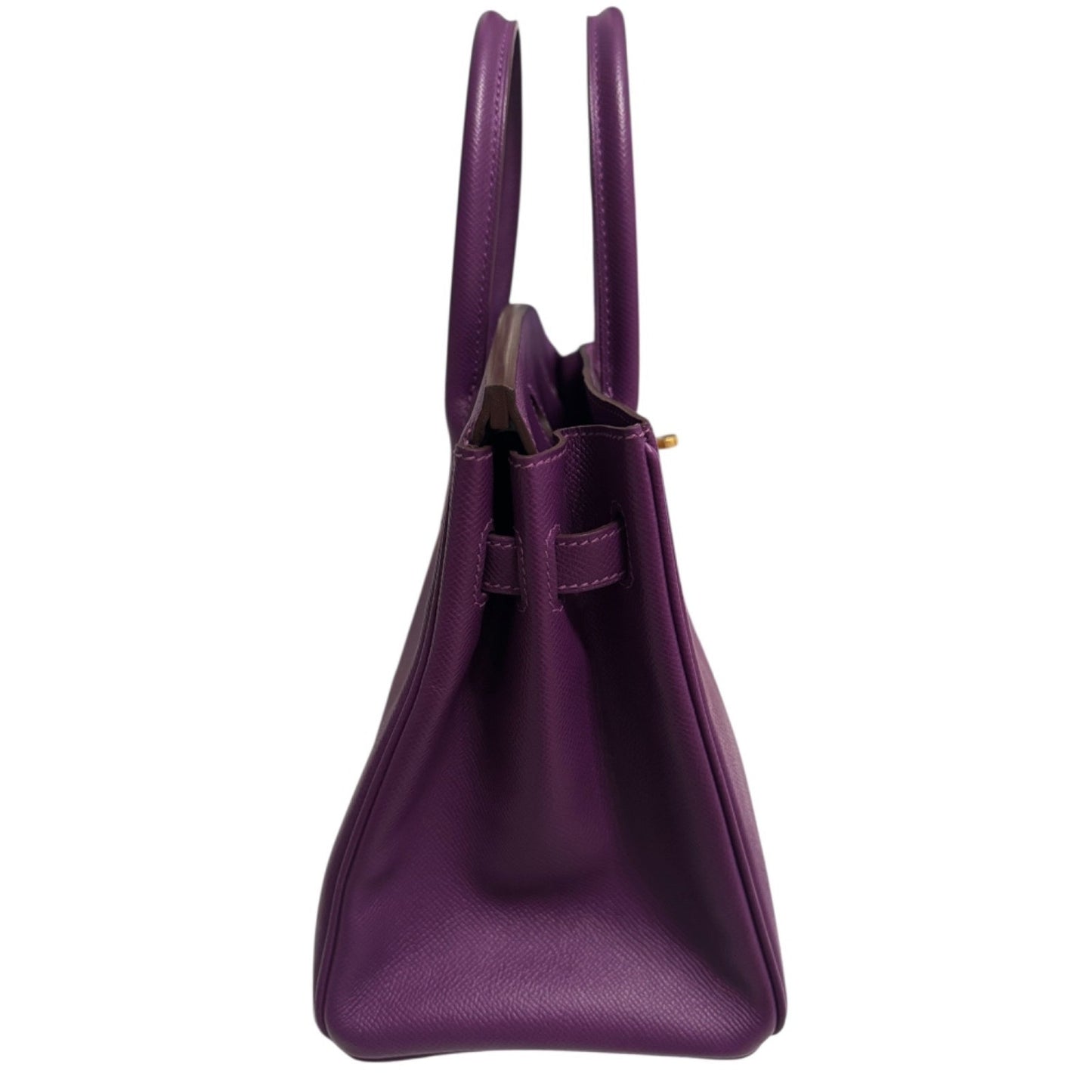 Hermes Birkin 30 Anemone Purple Epsom Leather Gold Hardware