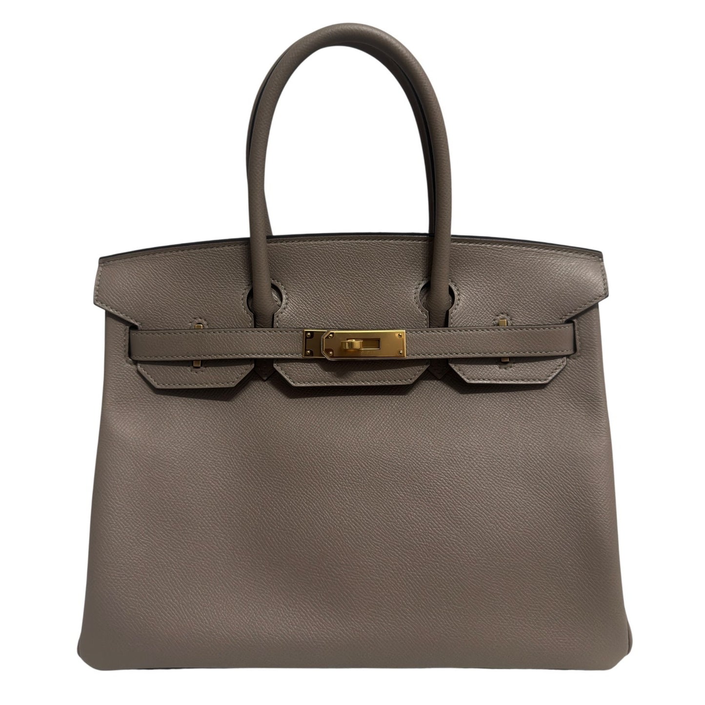Hermes Birkin 30 Gris Asphalt Gray Epsom Leather Gold Hardware