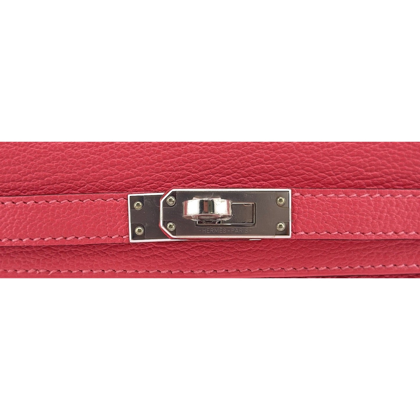 Hermes Kelly Mini 20 Rose Azalee Pink Chèvre Leather Palladium Hardware RARE