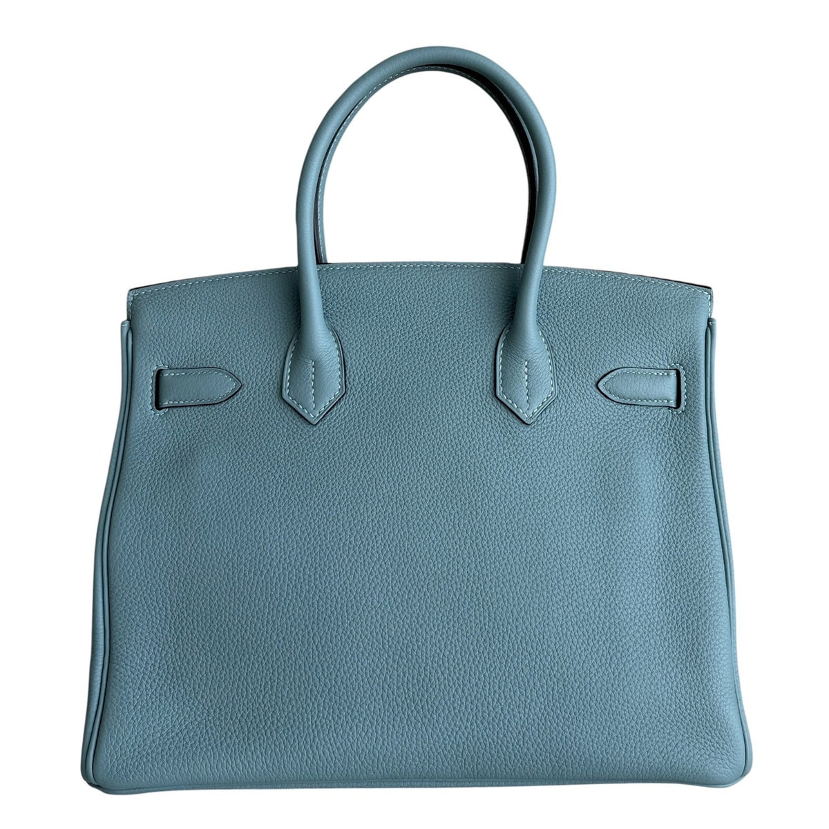 Hermes Birkin 30 Bleu Ciel Blue Togo Leather Gold Hardware RARE