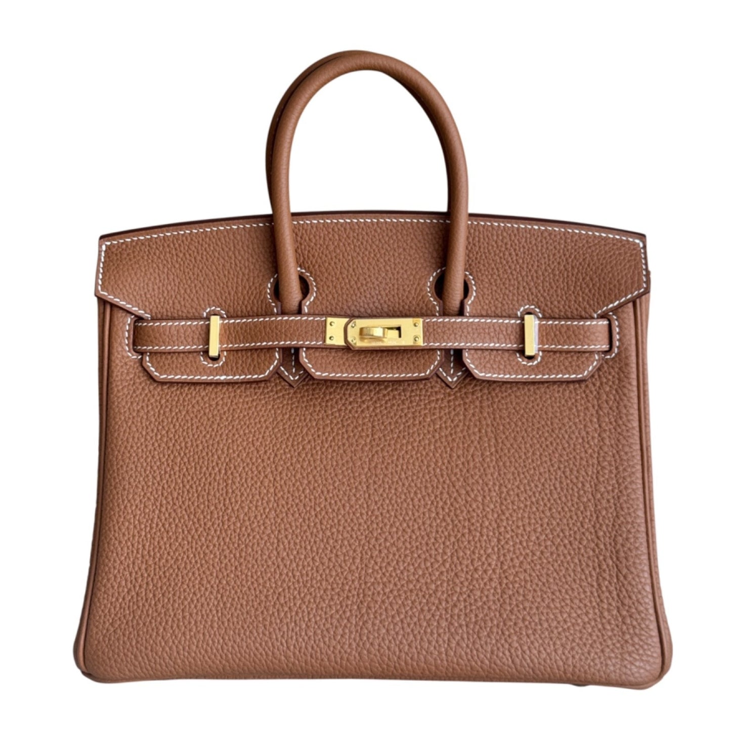 Hermes Birkin 25 Gold Tan Togo Leather Gold Hardware