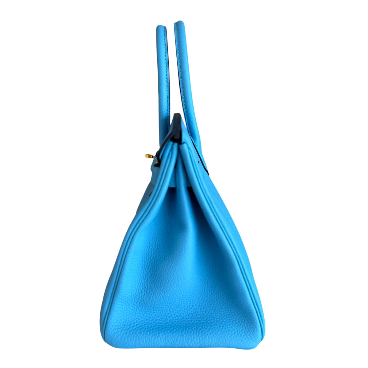 Hermes Birkin 30 Bleu du Nord Blue Togo Leather Gold Hardware RARE