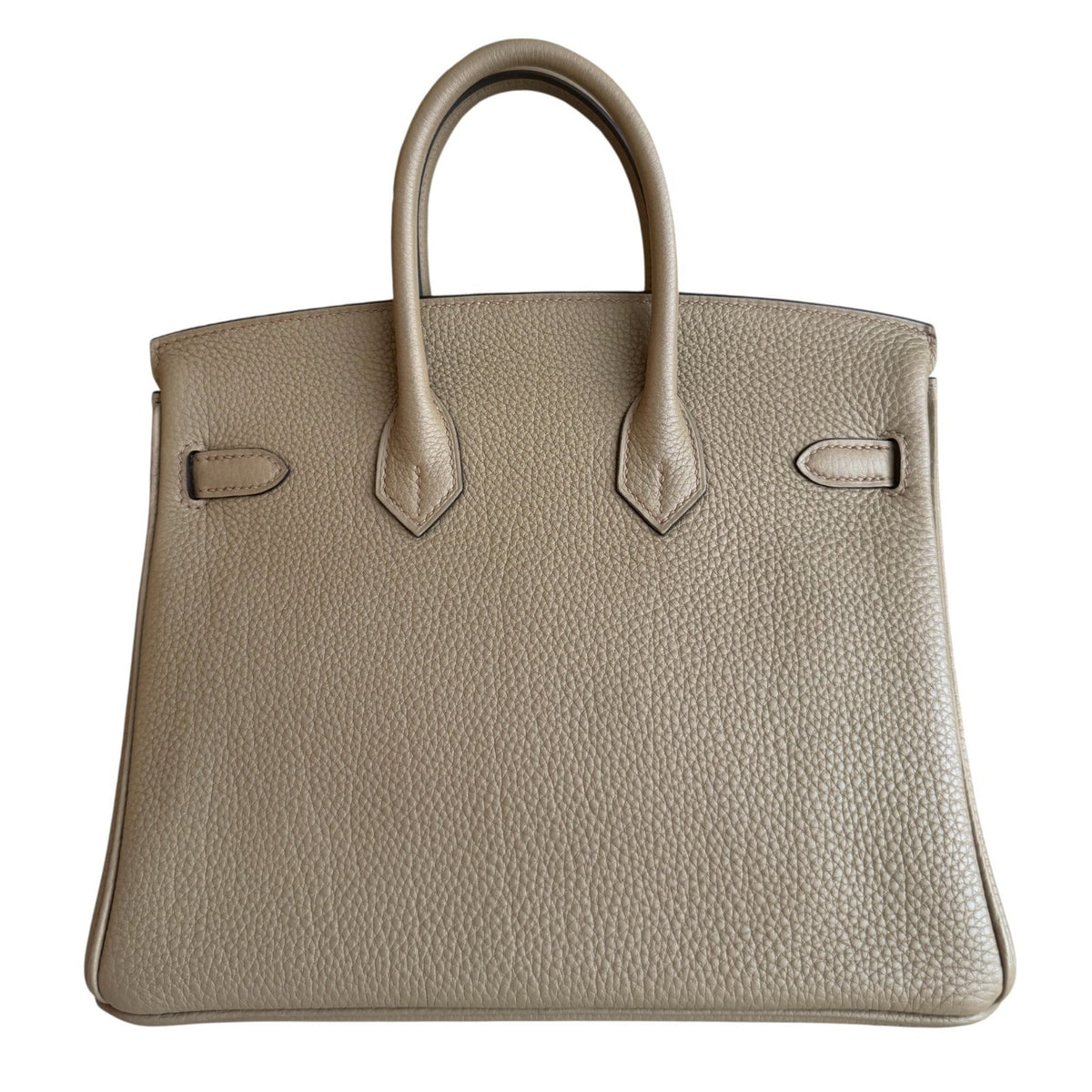 Hermes Birkin 25 Beige Marfa Tan Togo Leather Gold Hardware NEW