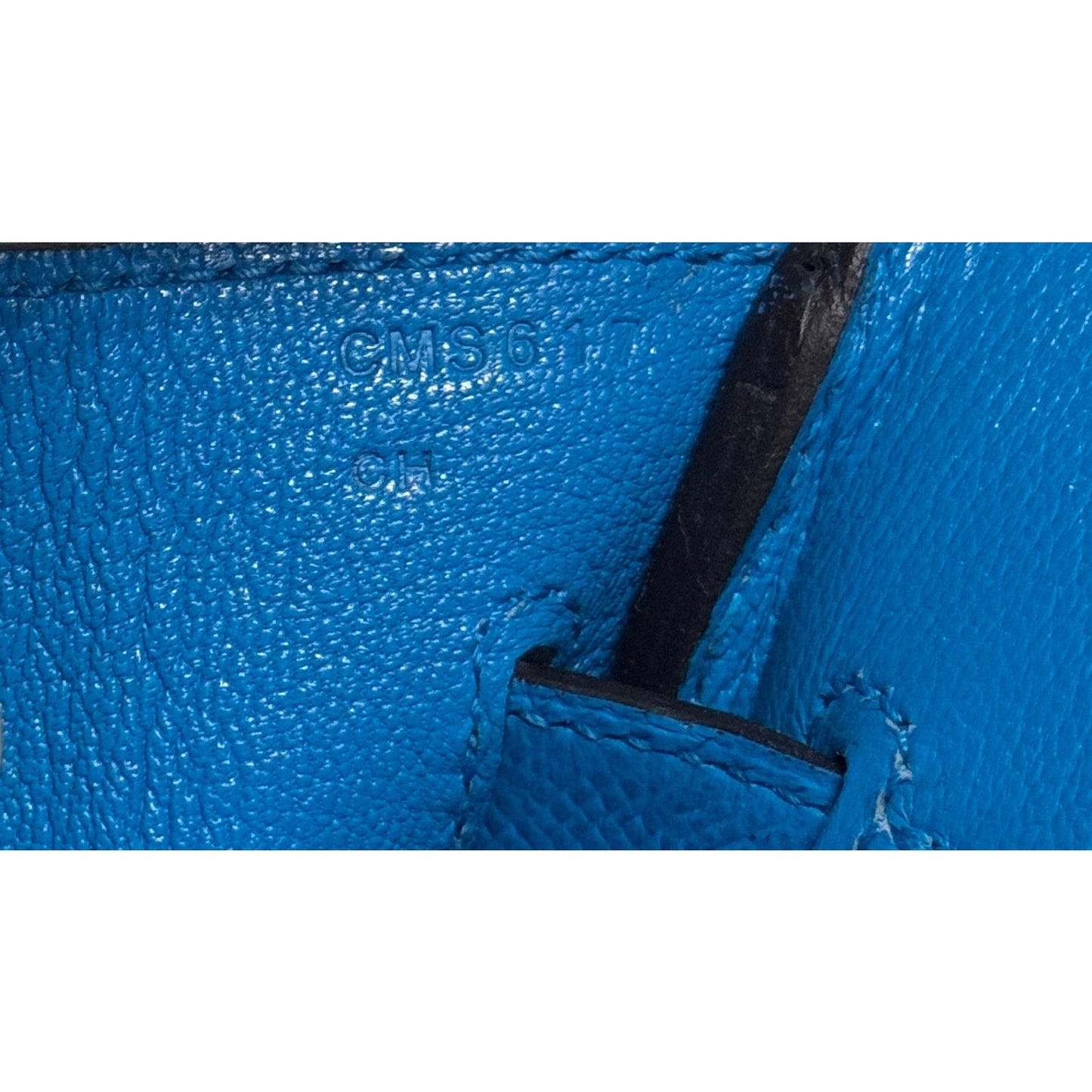 Hermes Birkin 30 Blue Zanzibar Bleu Epsom Leather Gold Hardware