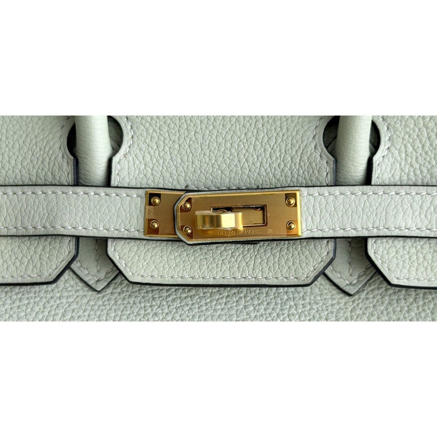 Hermes Birkin 25 Gris Neve Gray Togo Leather Gold Hardware