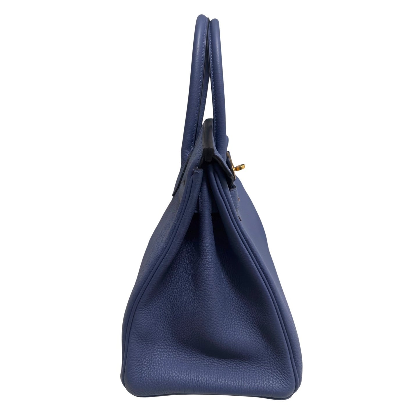 Hermes Birkin 30 Blue Brighton Togo Leather Gold Hardware RARE