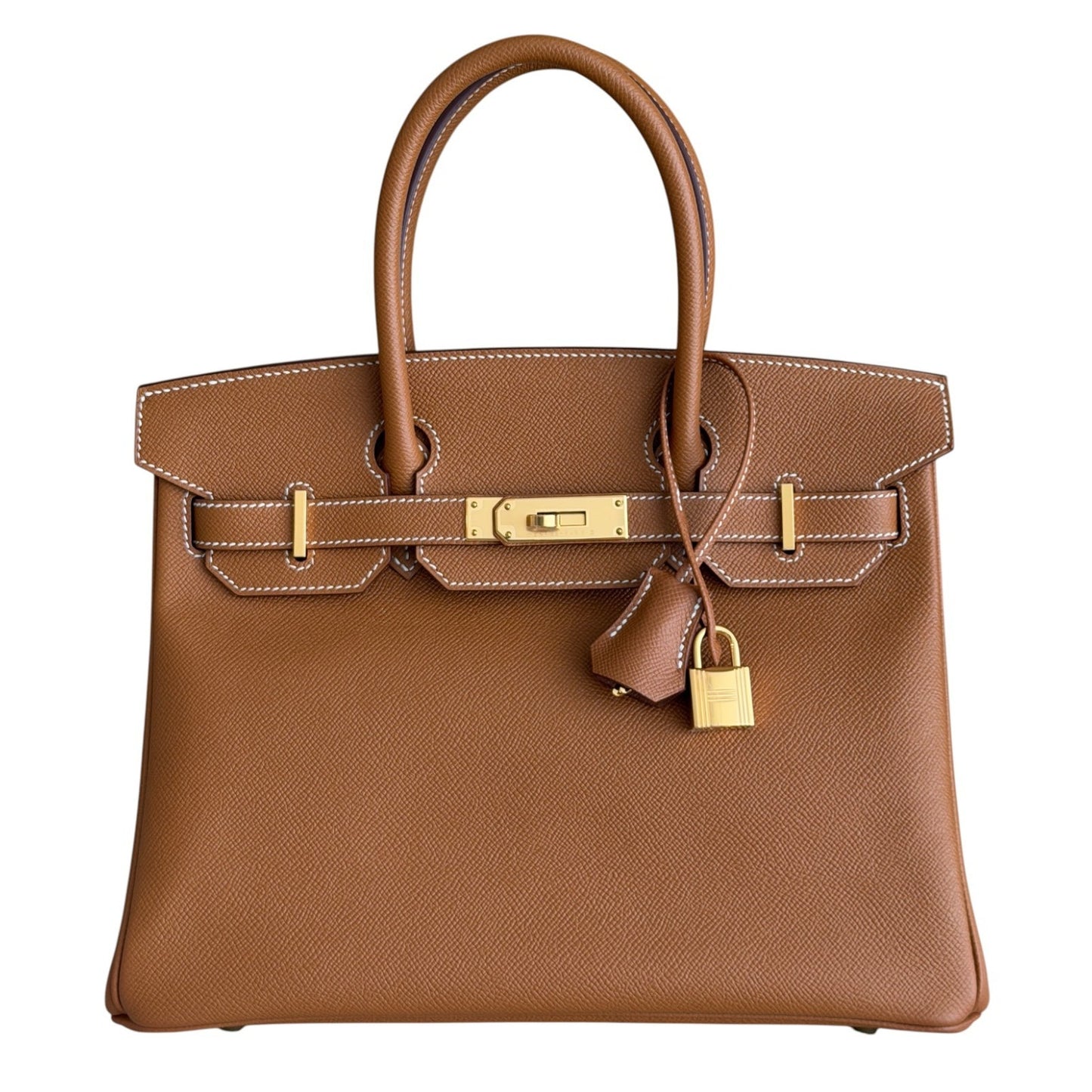 Hermes Birkin 30 Gold Tan Epsom Leather Gold Hardware RARE