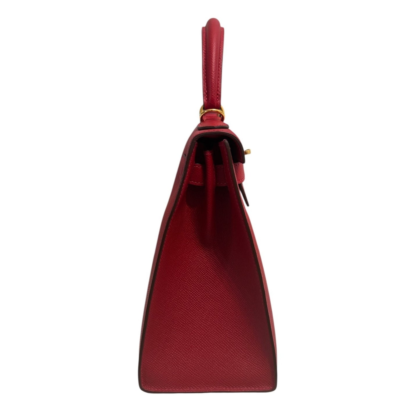 Hermes Kelly 28 Sellier Rouge Casaque Red Epsom Leather Gold Hardware