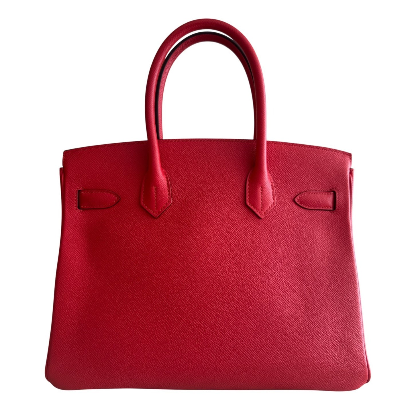 Hermes Birkin 30 Rouge Tomate Red Epsom Leather Gold Hardware