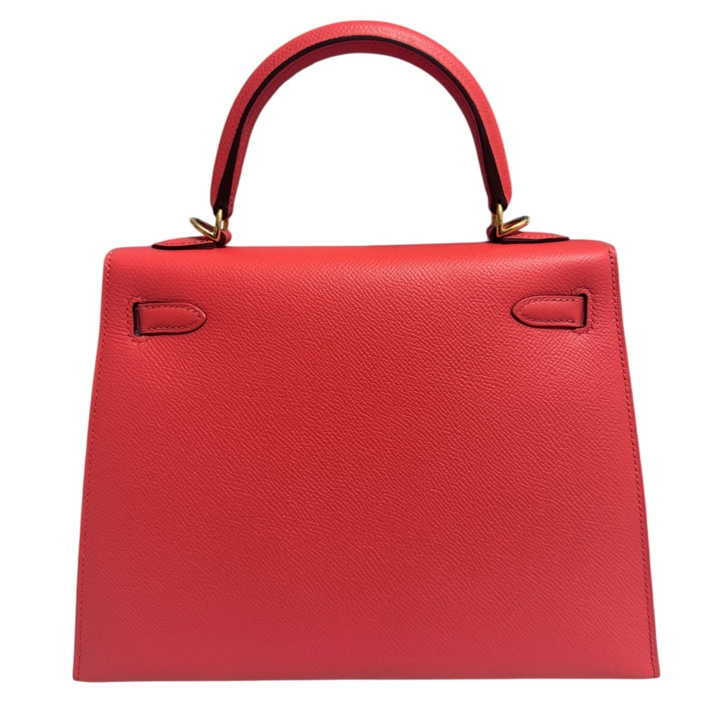 Hermes Kelly 25 Sellier Rose Jaipur Pink Epsom Leather Gold Hardware RARE