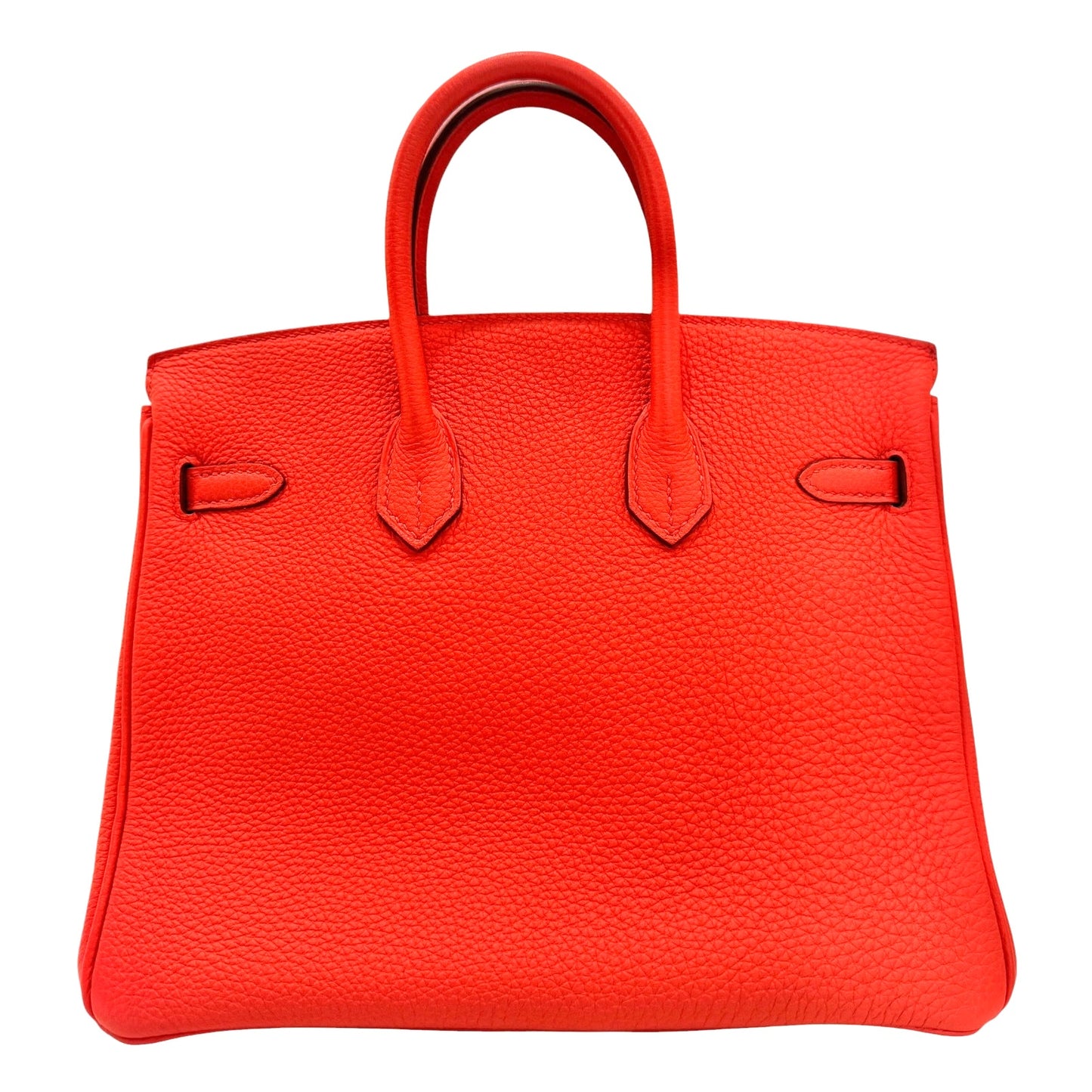 Hermes Birkin 25 Poppy Orange Togo Leather Gold Hardware
