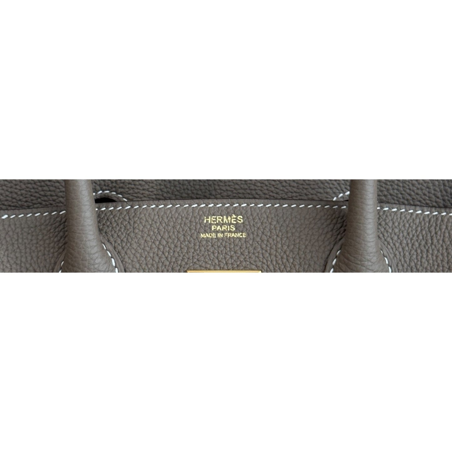 Hermes Birkin 30 Etoupe Gray Togo Leather Gold Hardware
