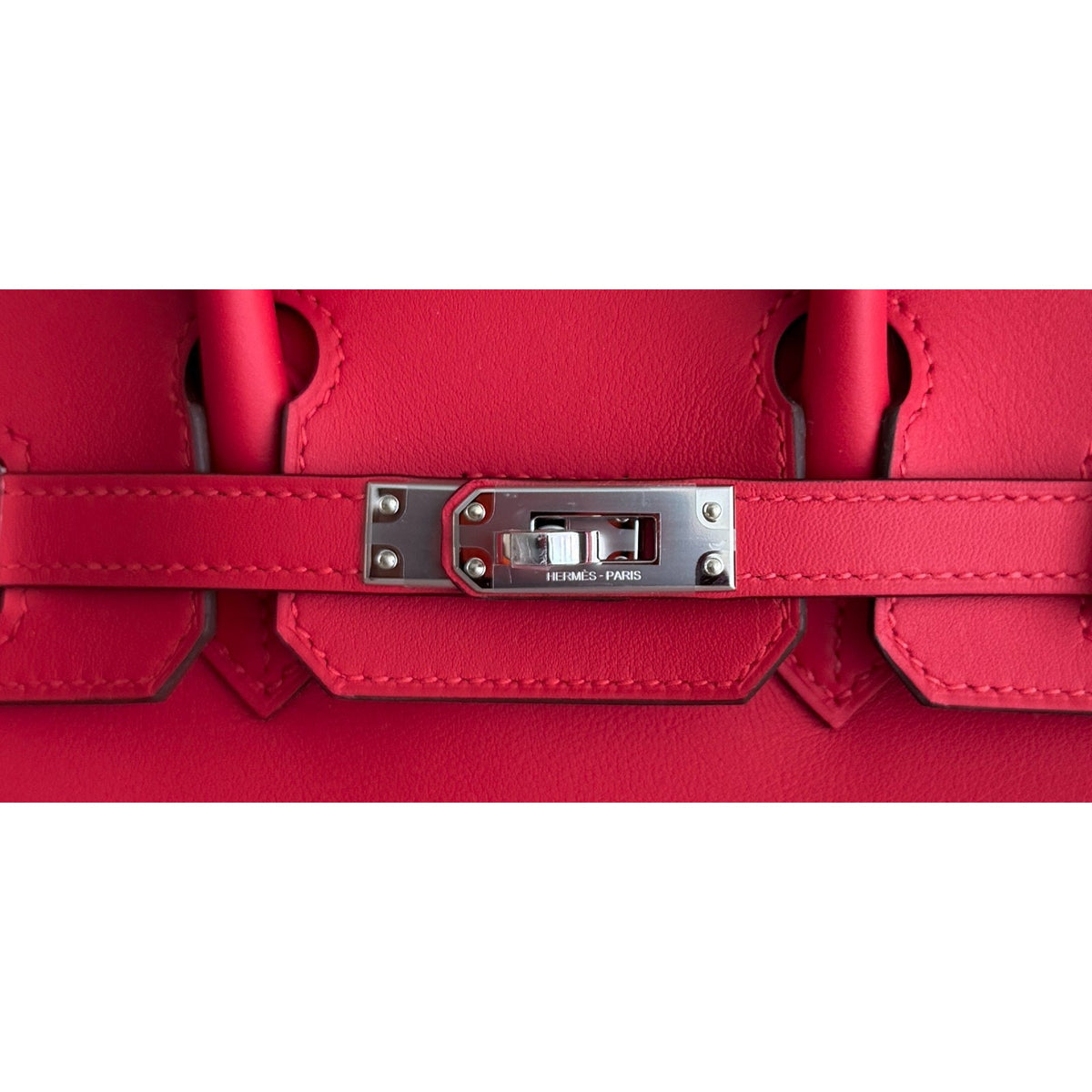 Hermes Birkin 25 Rouge de Coeur Red Leather Palladium Hardware New 2026