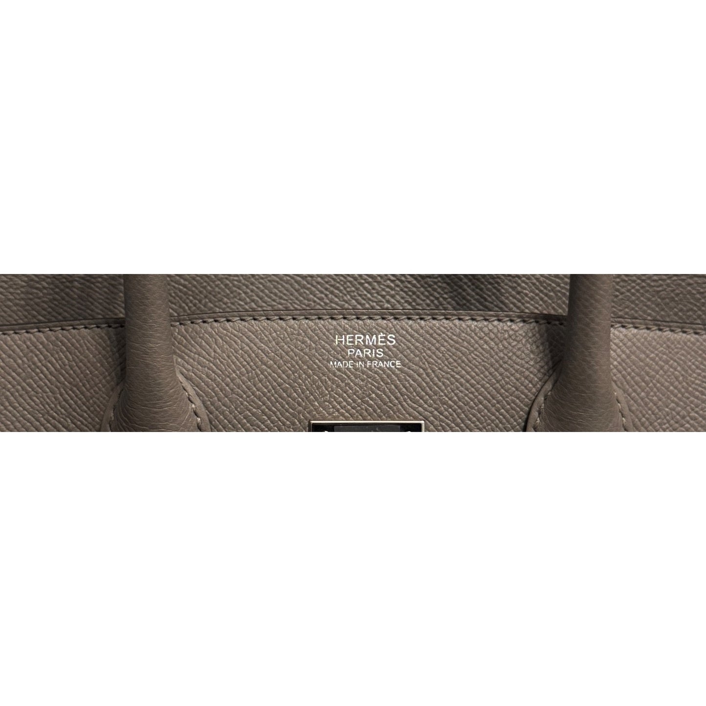 Hermes Birkin 30 Gris Asphalt Gray Epsom Leather Palladium Hardware