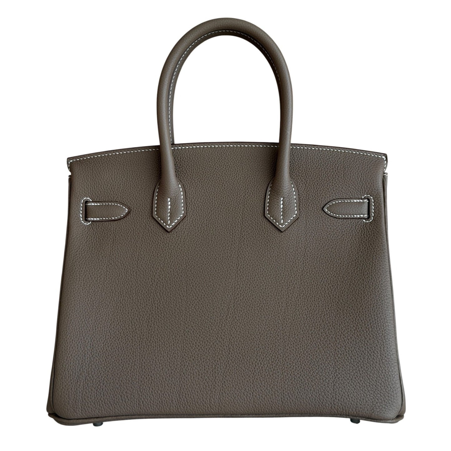 Hermes Birkin 30 Etoupe Gray Togo Leather Palladium Hardware