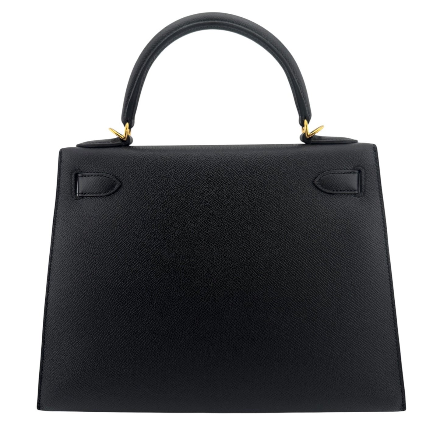Hermes Kelly 28 Sellier Black Noir Epsom Leather Gold Hardware