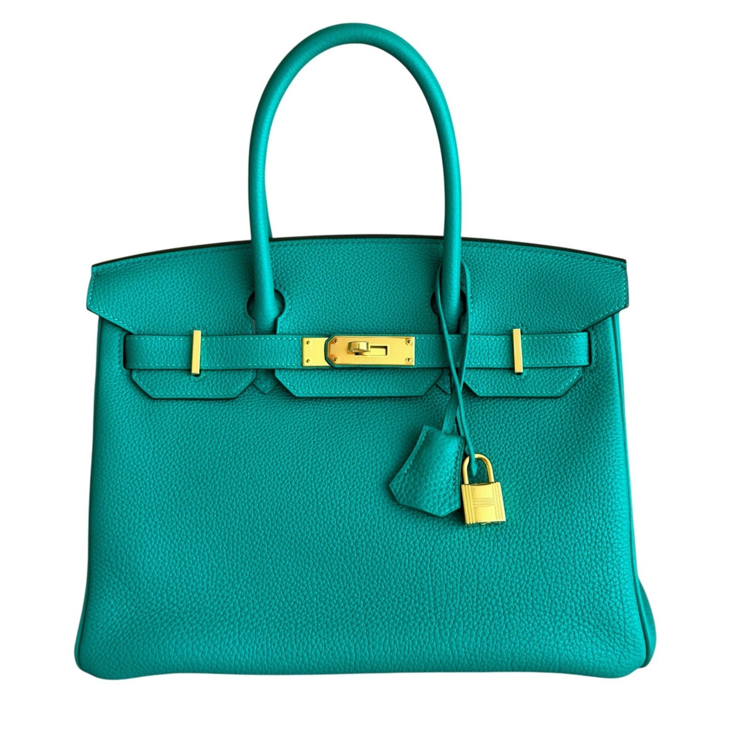 Hermes Birkin 30 Vert Verone Green Togo Leather Gold Hardware Rare