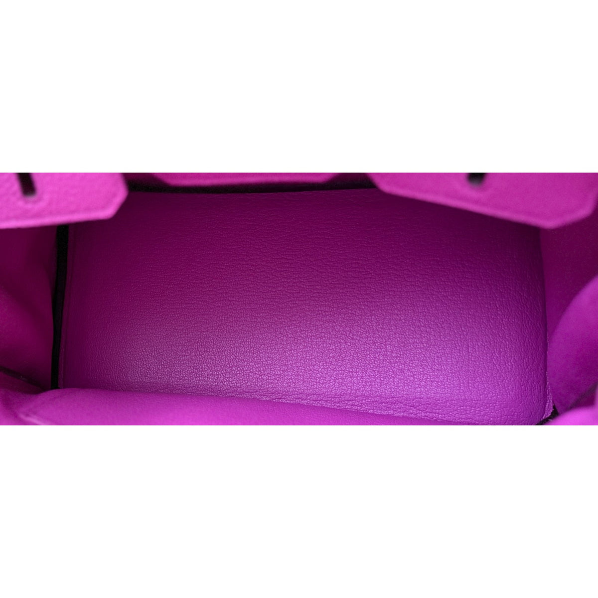 Hermes Birkin 25 Magnolia Pink Purple Togo Leather Palladium Hardware Rare