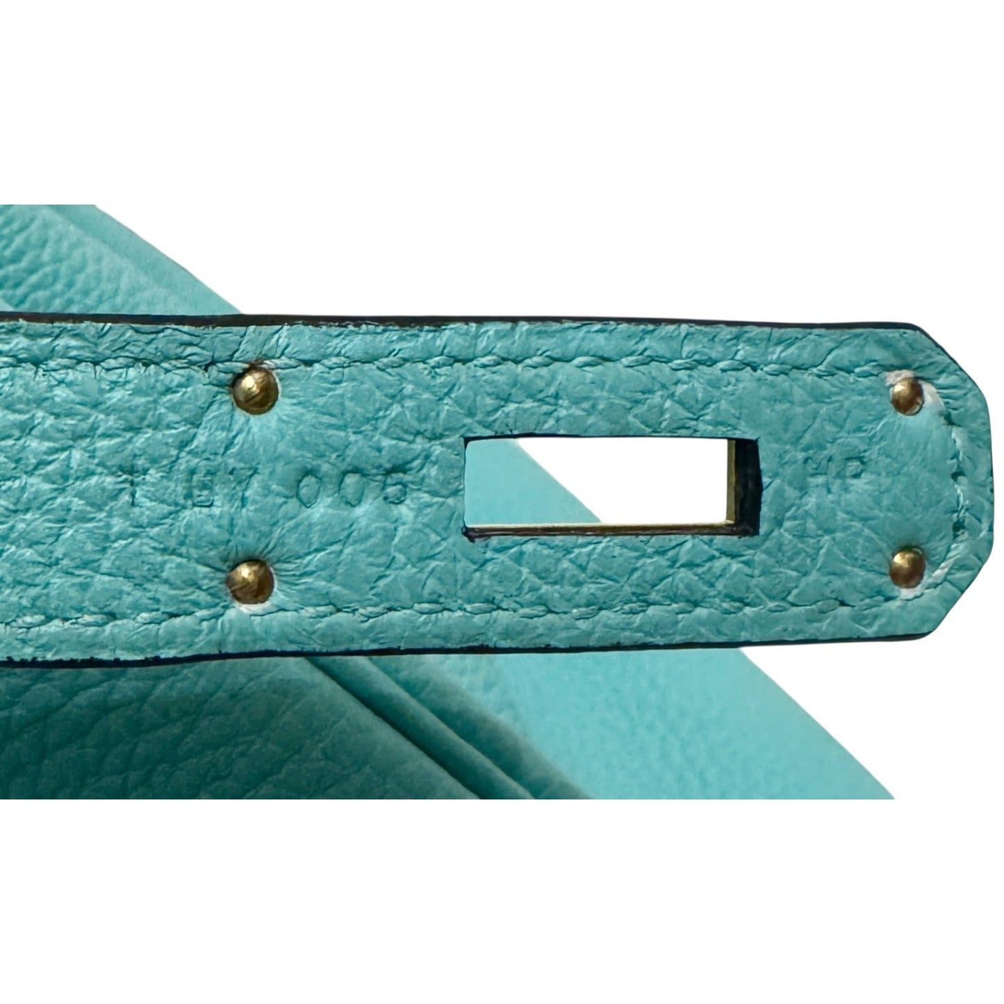 Hermes Birkin 30 Blue Atoll Togo Leather Gold Hardware