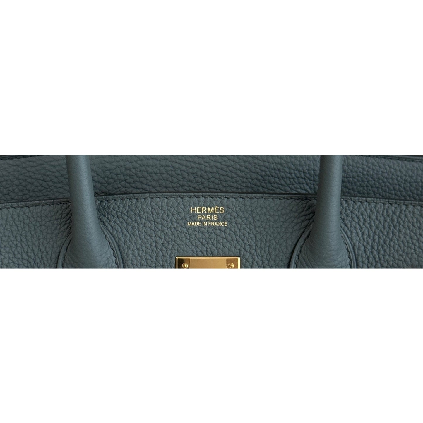 Hermes Birkin 30 Vert Amande Green Gray Togo Leather Gold Hardware
