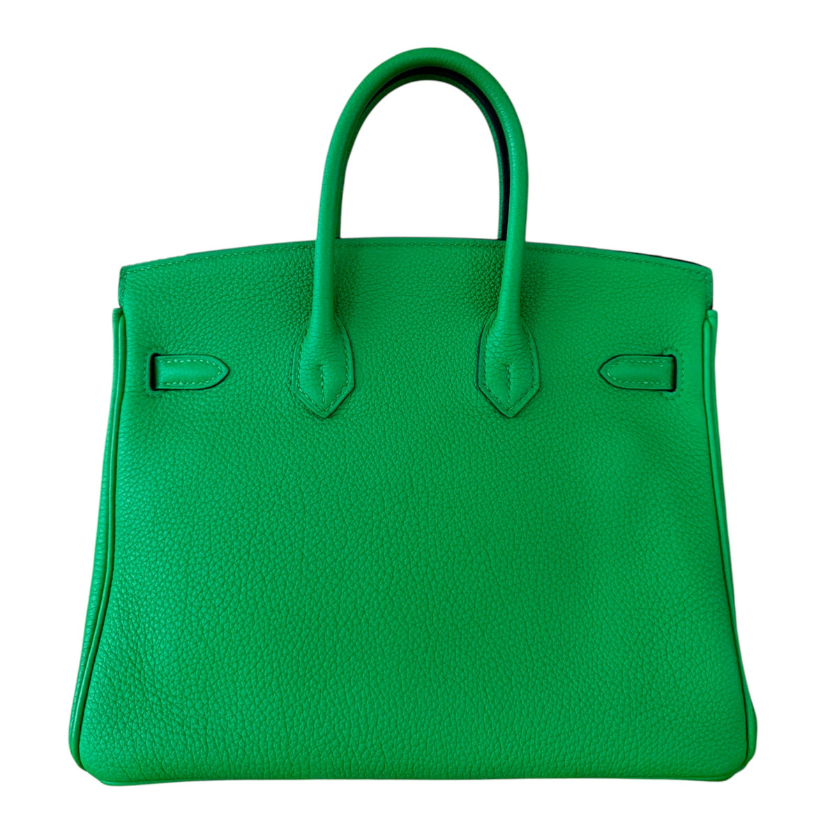 Hermes Birkin 25 Bamboo Green Togo Leather Gold Hardware Rare