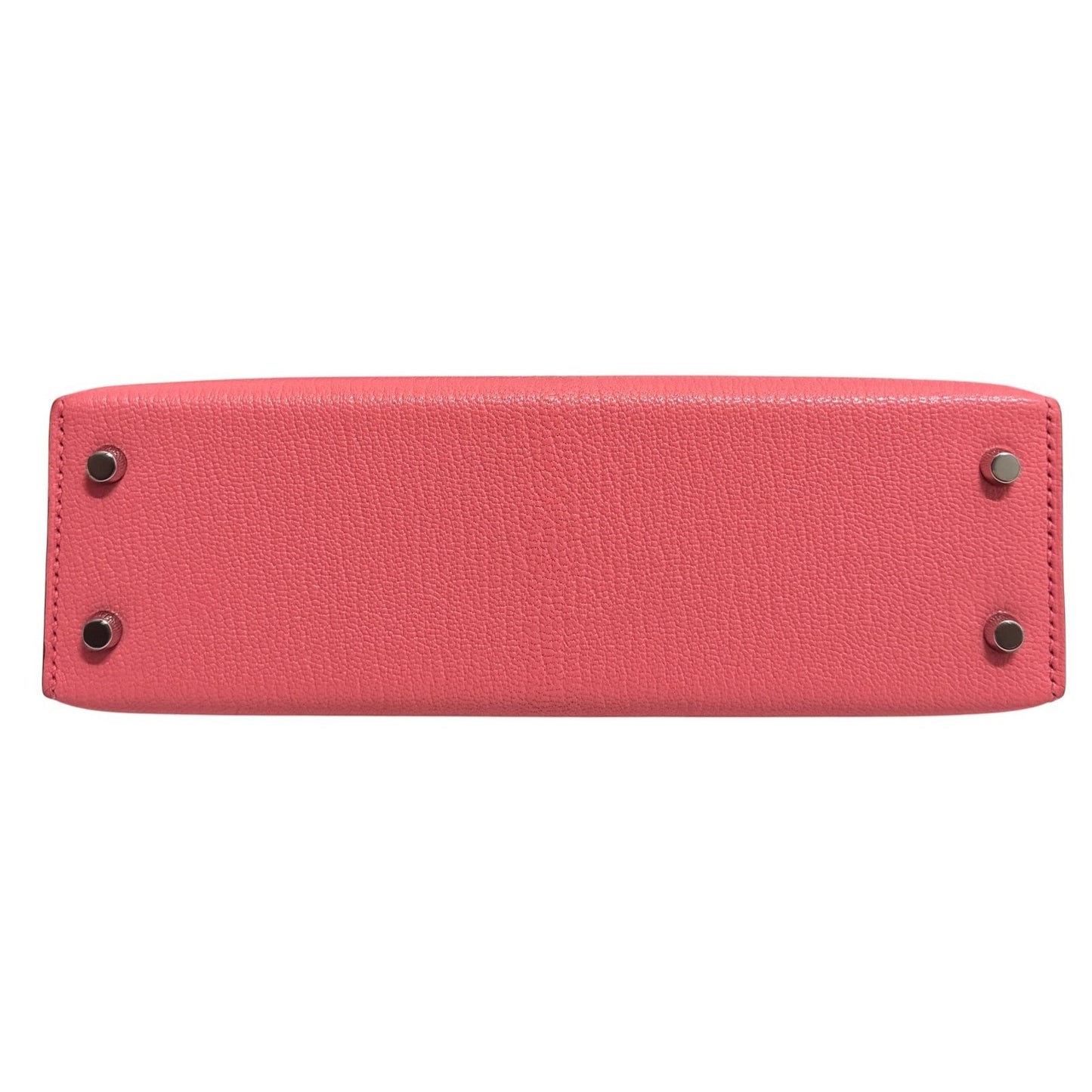Hermes Kelly Mini 20 Verso Rose D'ete Pink Chèvre Rouge H Leather Palladium Hwr