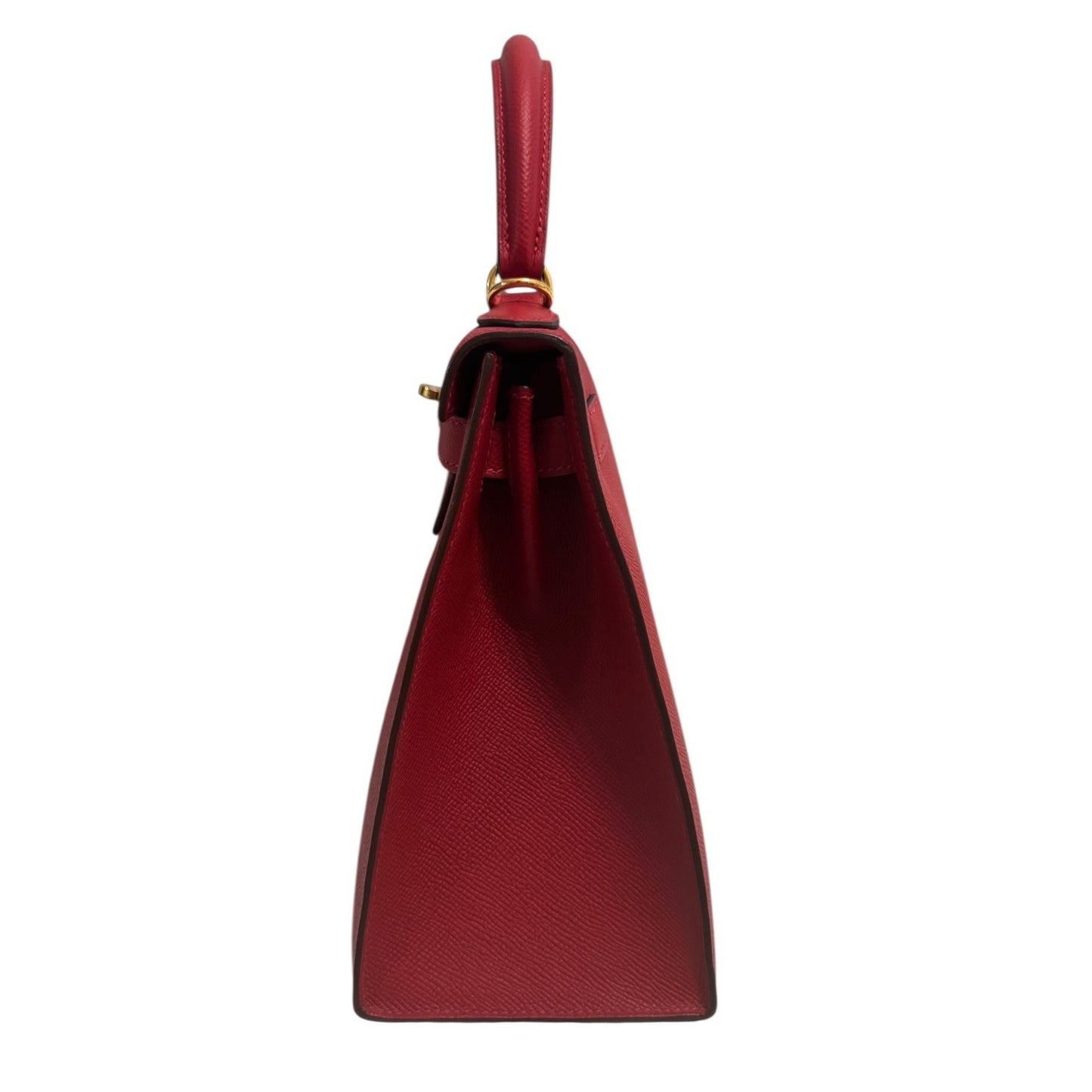 Hermes Kelly 28 Sellier Rouge Casaque Red Epsom Leather Gold Hardware