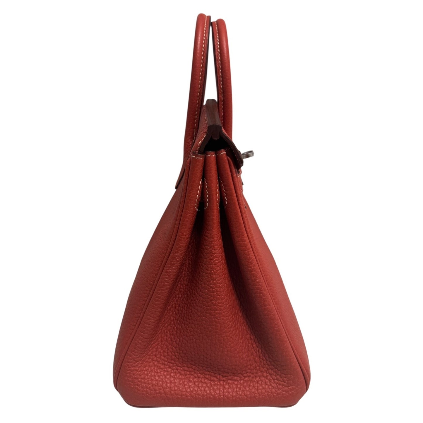 Hermes Birkin 25 Sanguine Togo Leather Palladium Hardware RARE