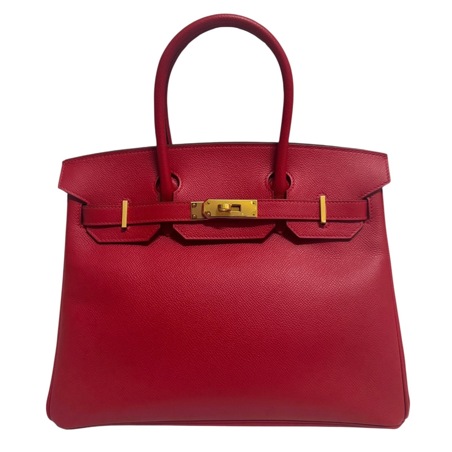Hermes Birkin 30 Rouge Casaque Red Epsom Leather Gold Hardware