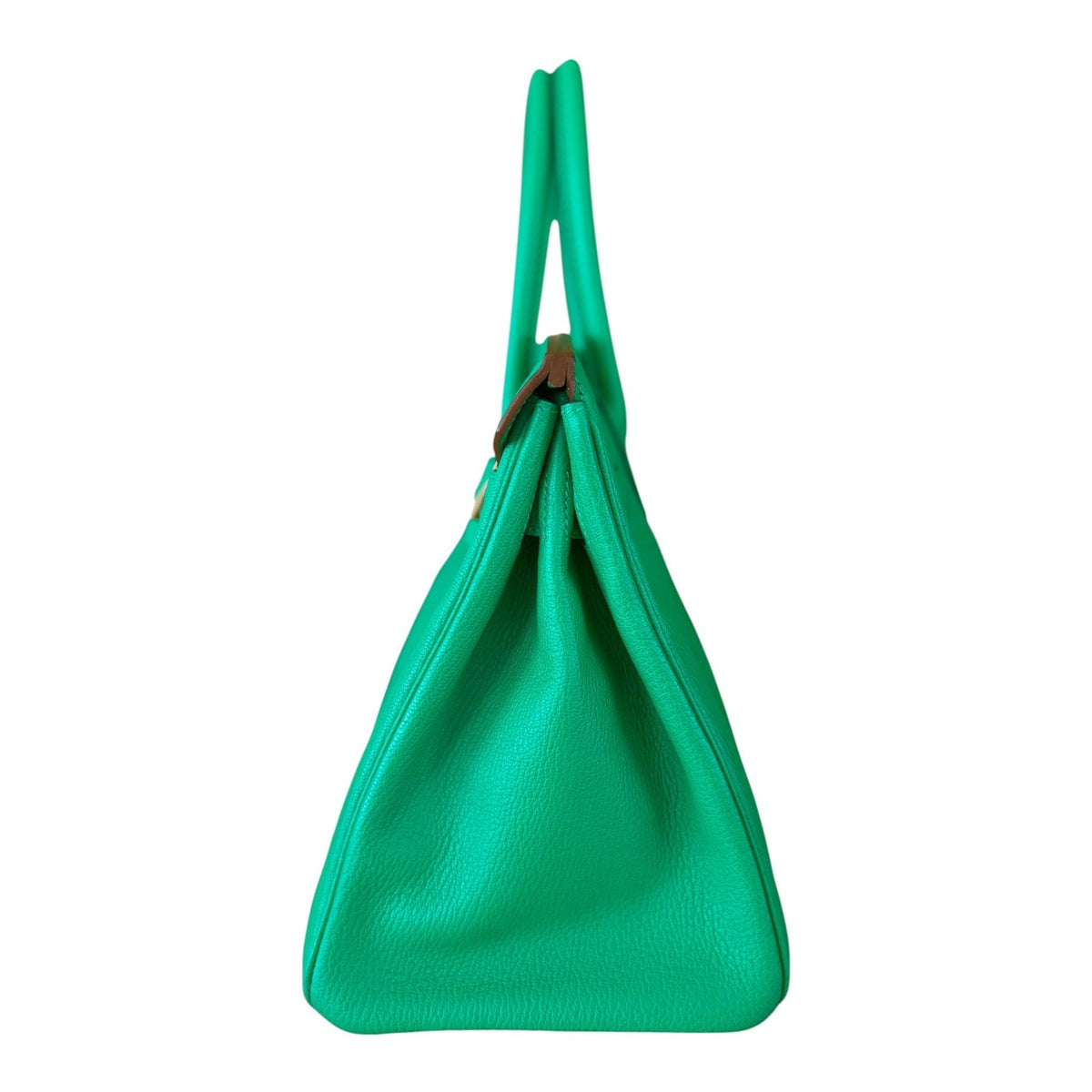 Hermes Birkin 30 Menthe Mint Green Chevre Leather Gold Hardware Rare