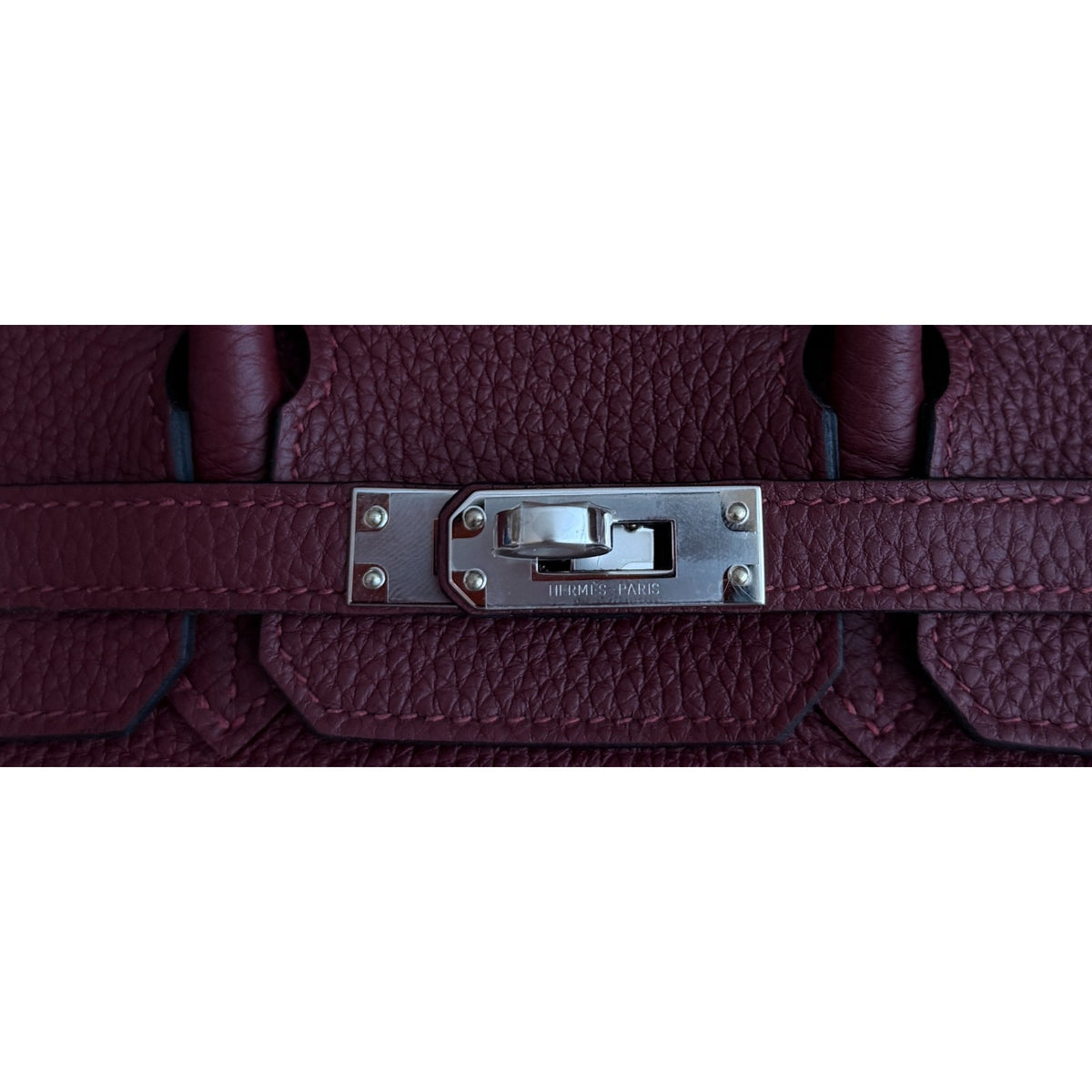 Hermes Birkin 25 Rouge H Red Togo Leather Palladium Hardware RARE 2026