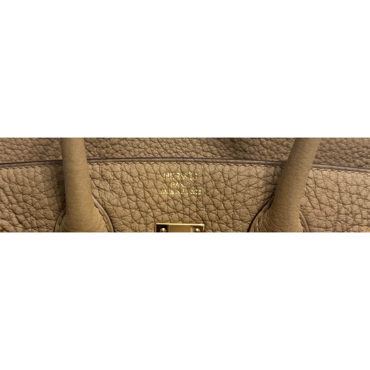 Hermes Birkin 25 Biscuit Tan Beige Togo Leather Gold Hardware NEW