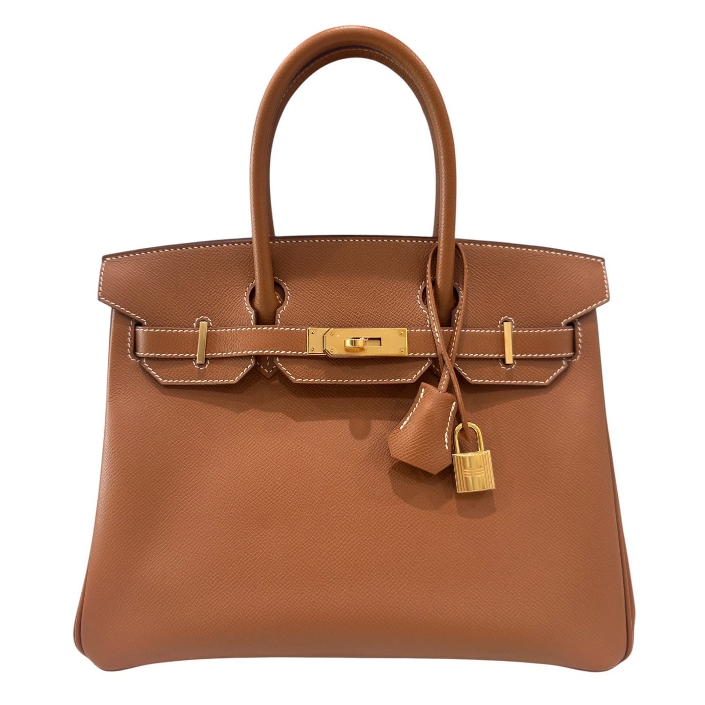 Hermes Birkin 30 Gold Tan Epsom Leather Gold Hardware RARE