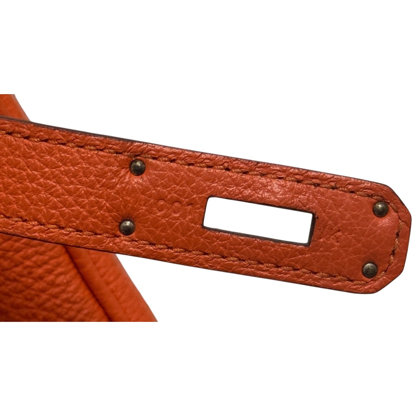 Hermes Birkin 30 Orange Feu Togo Leather Palladium Hardware