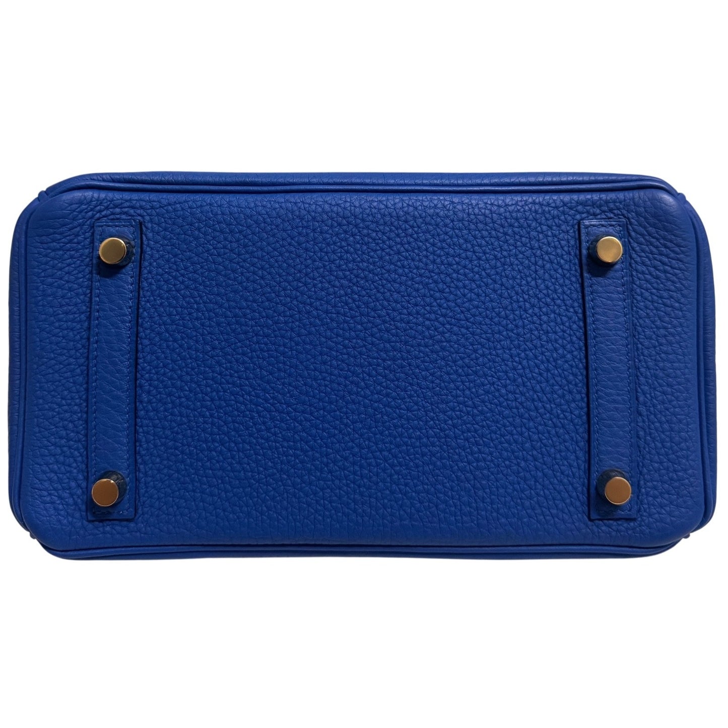 Hermes Birkin 25 Blue Zellige Togo Leather Gold Hardware RARE