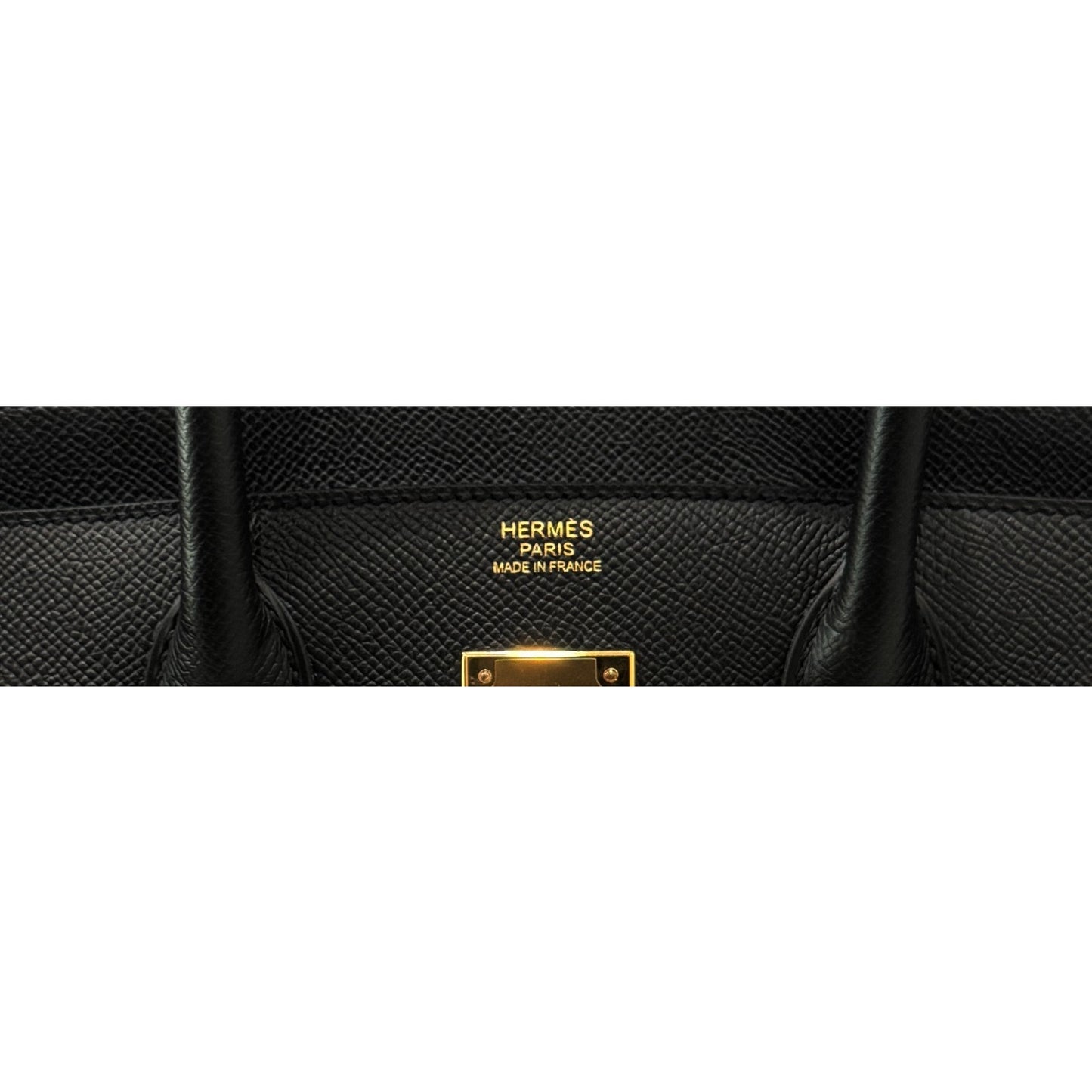 Hermes Birkin 30 Black Noir Epsom Leather Gold Hardware RARE