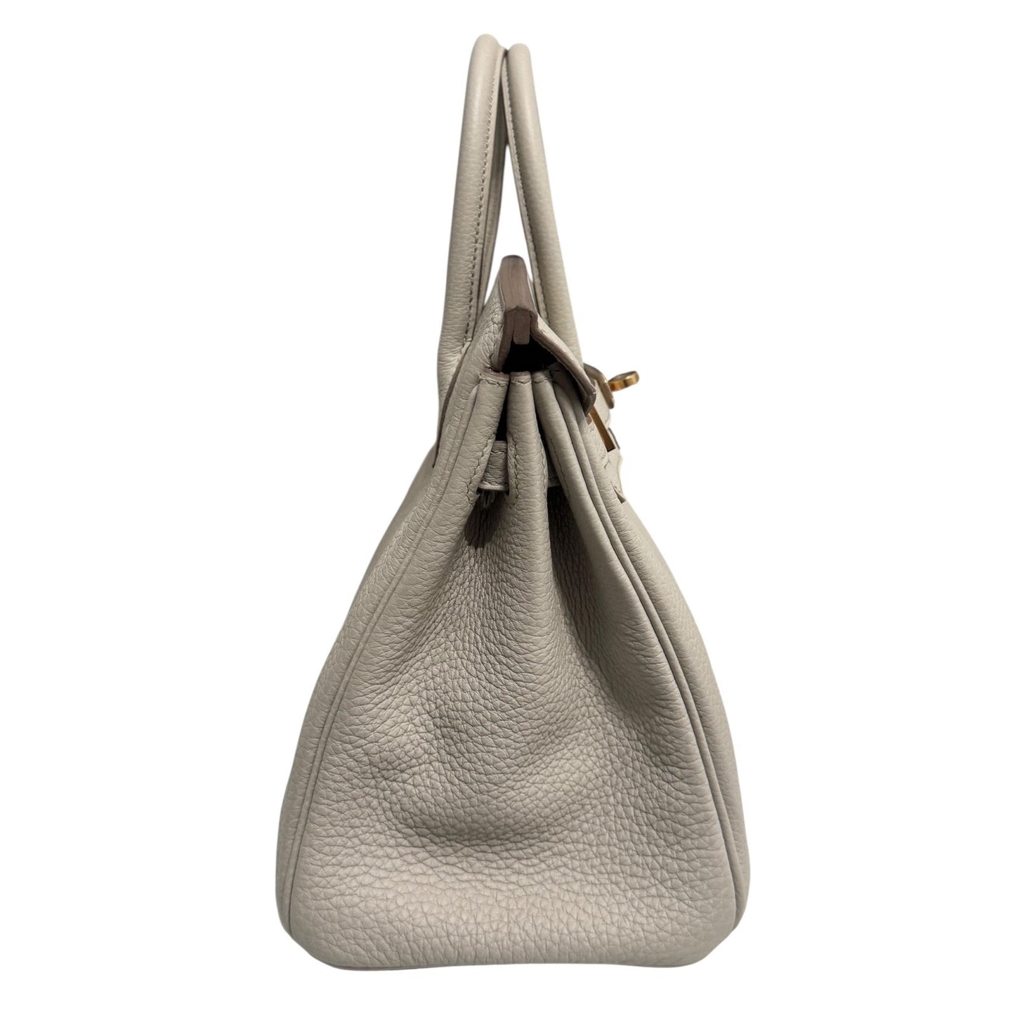 Hermes Birkin 25 Beton Beige Cream Togo Leather Gold Hardware