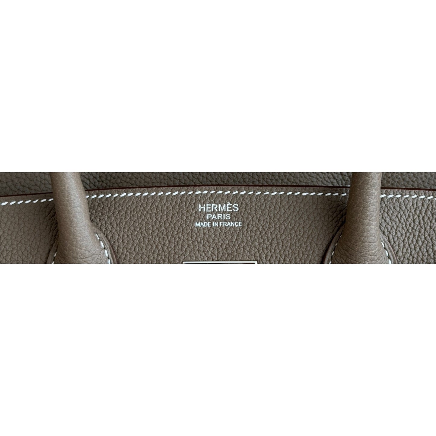 Hermes Birkin 30 Etoupe Gray Togo Leather Palladium Hardware