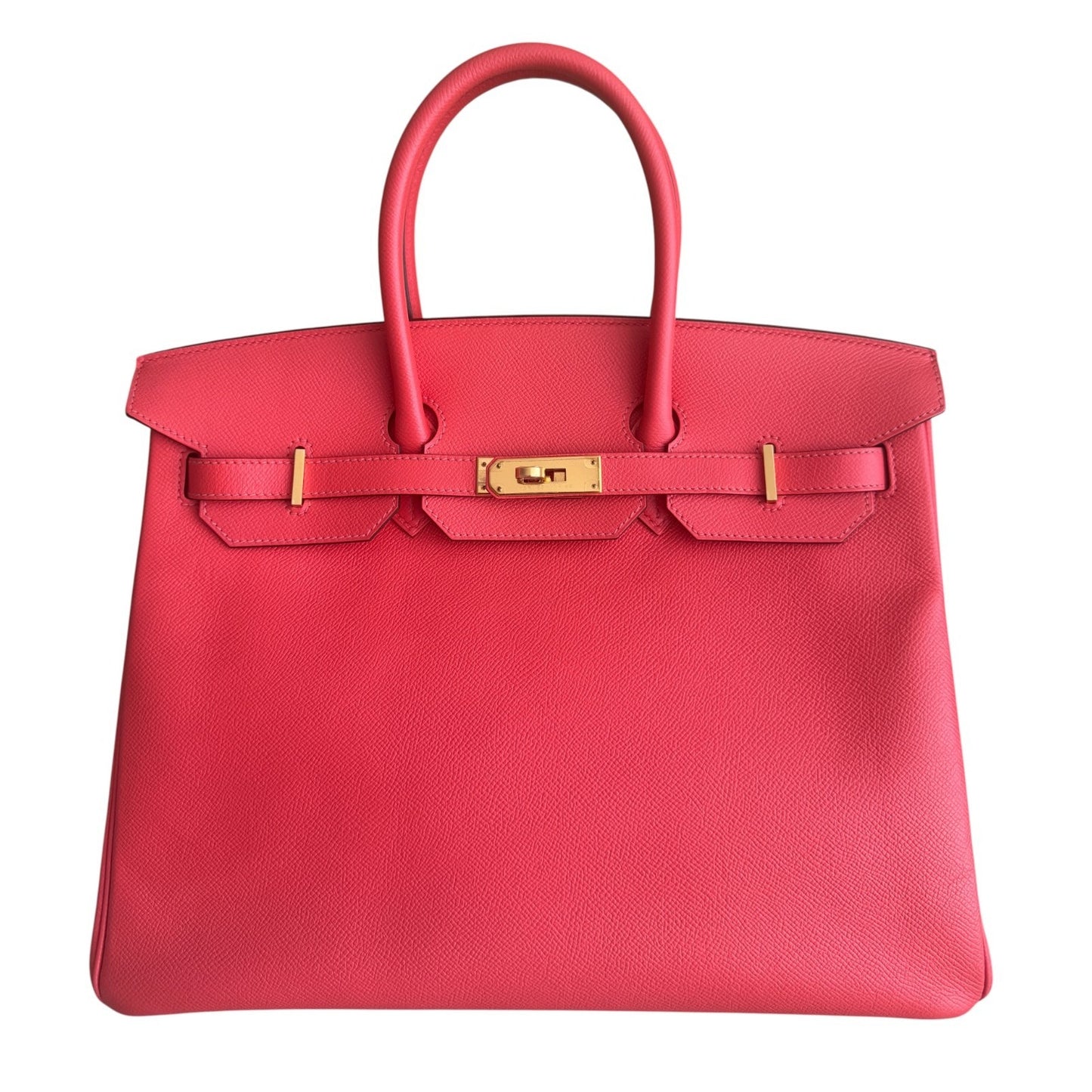 Hermes Birkin 35 Rose Jaipur Pink Epsom Leather Gold Hardware RARE