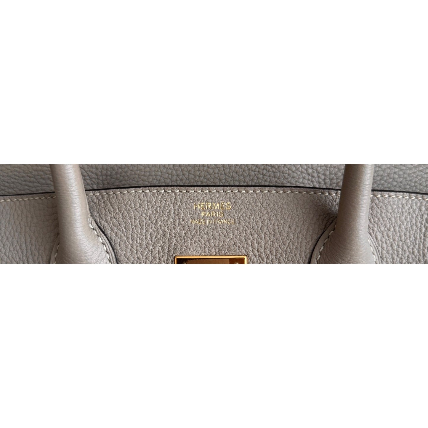 Hermes Birkin 30 Gris Tourterelle Gray Togo Leather Gold Hardware RARE